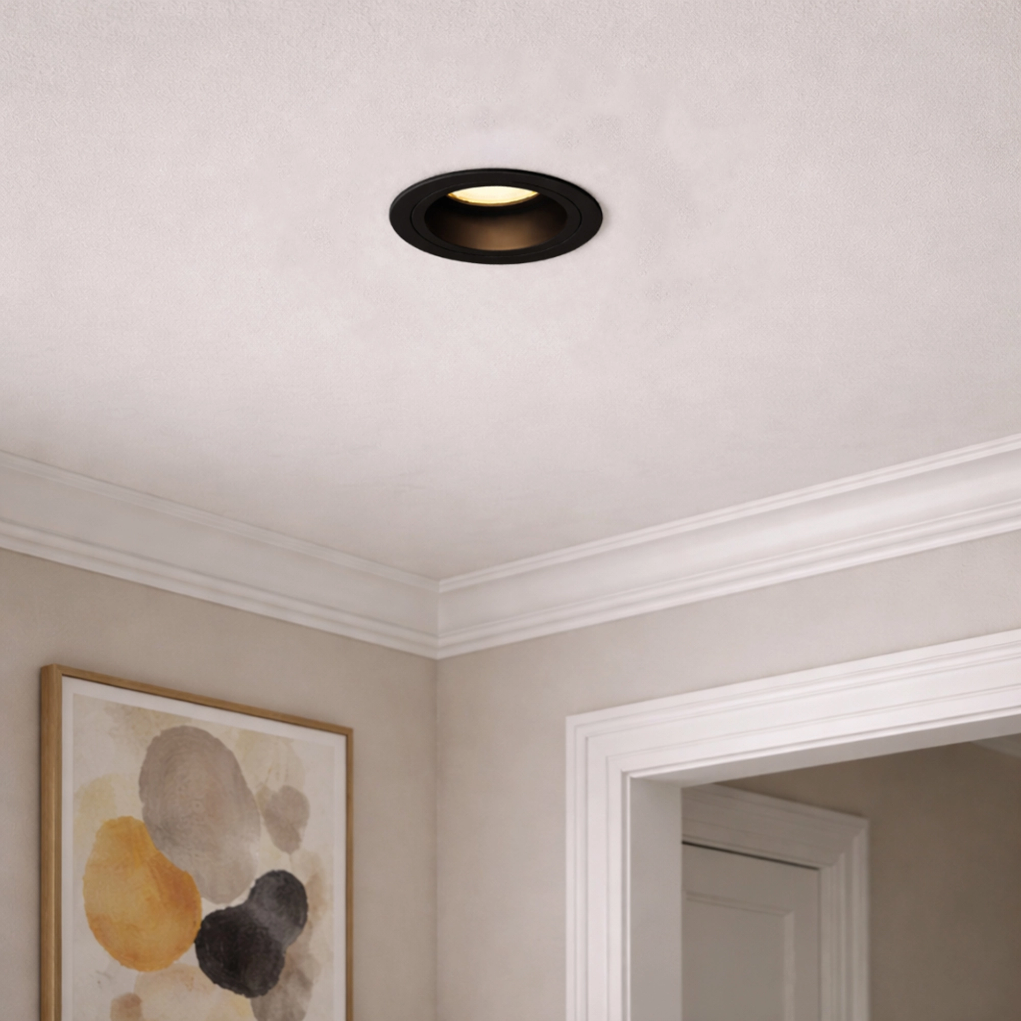 Inbouwspot Zelda rond IP65 zwart Lyora 5053423315300