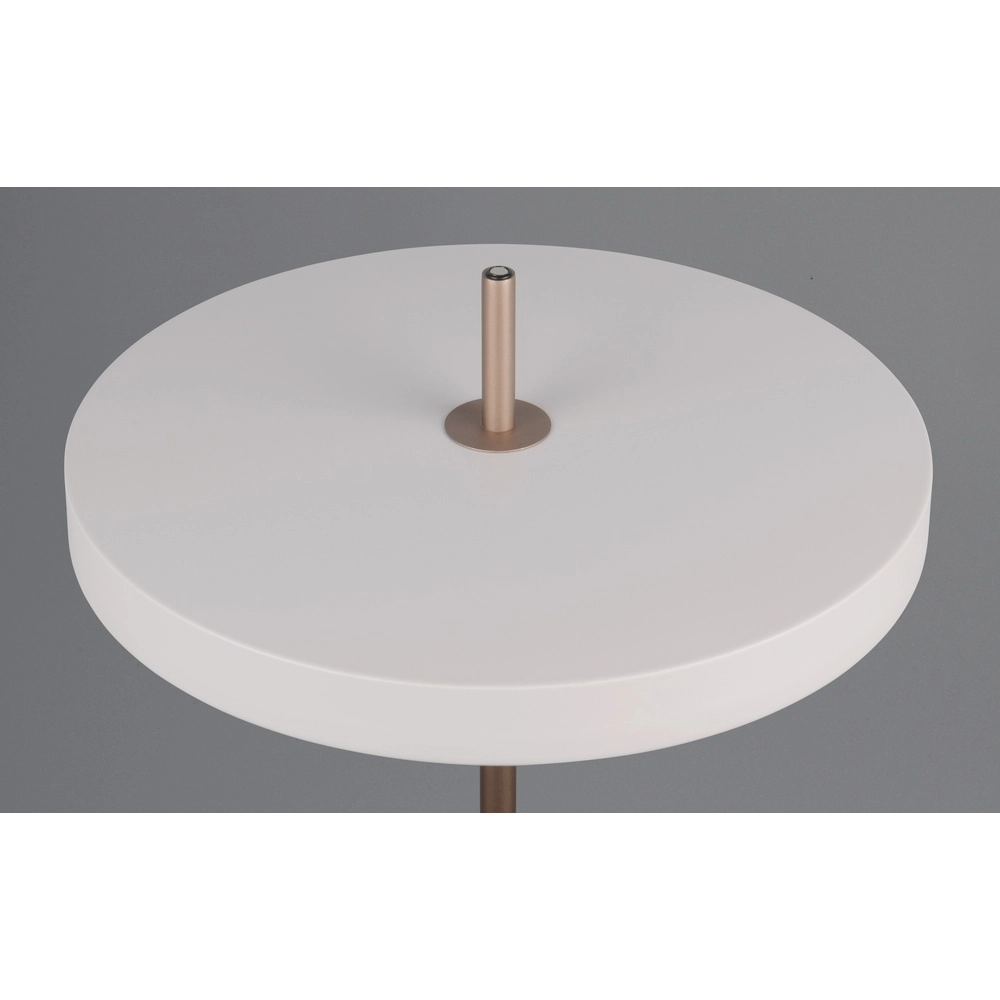 Moderne vloerlamp Keaton wit Trio 4017807655933