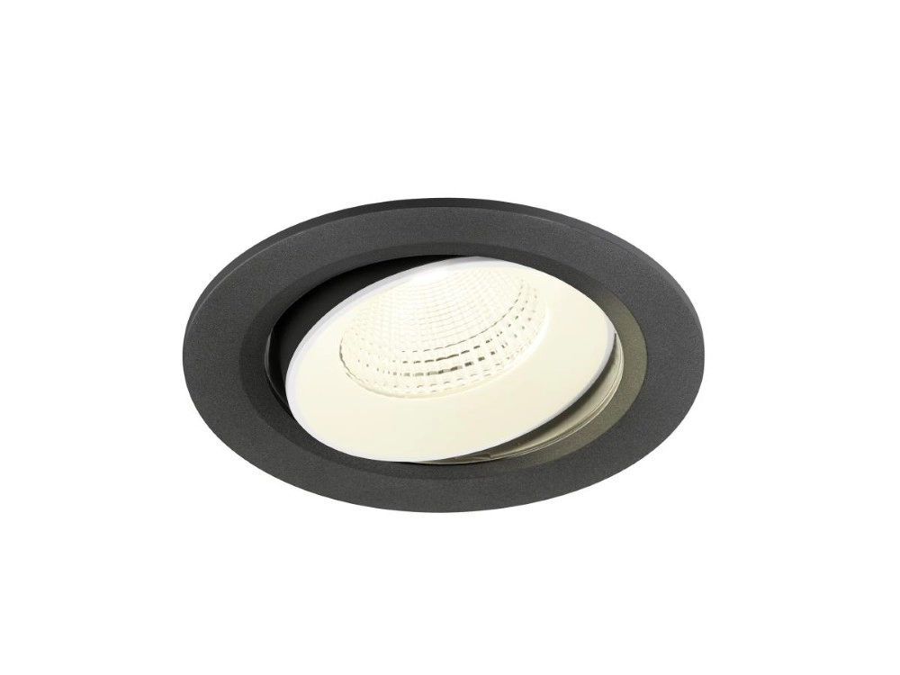 Inbouwspot Numinos Move L zwart/wit 4000K - 55gr SLV 4024163309011