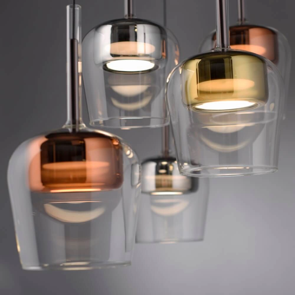 5-lichts hanglamp Q-Kon meerdere kleuren Paul Neuhaus 4012248383889