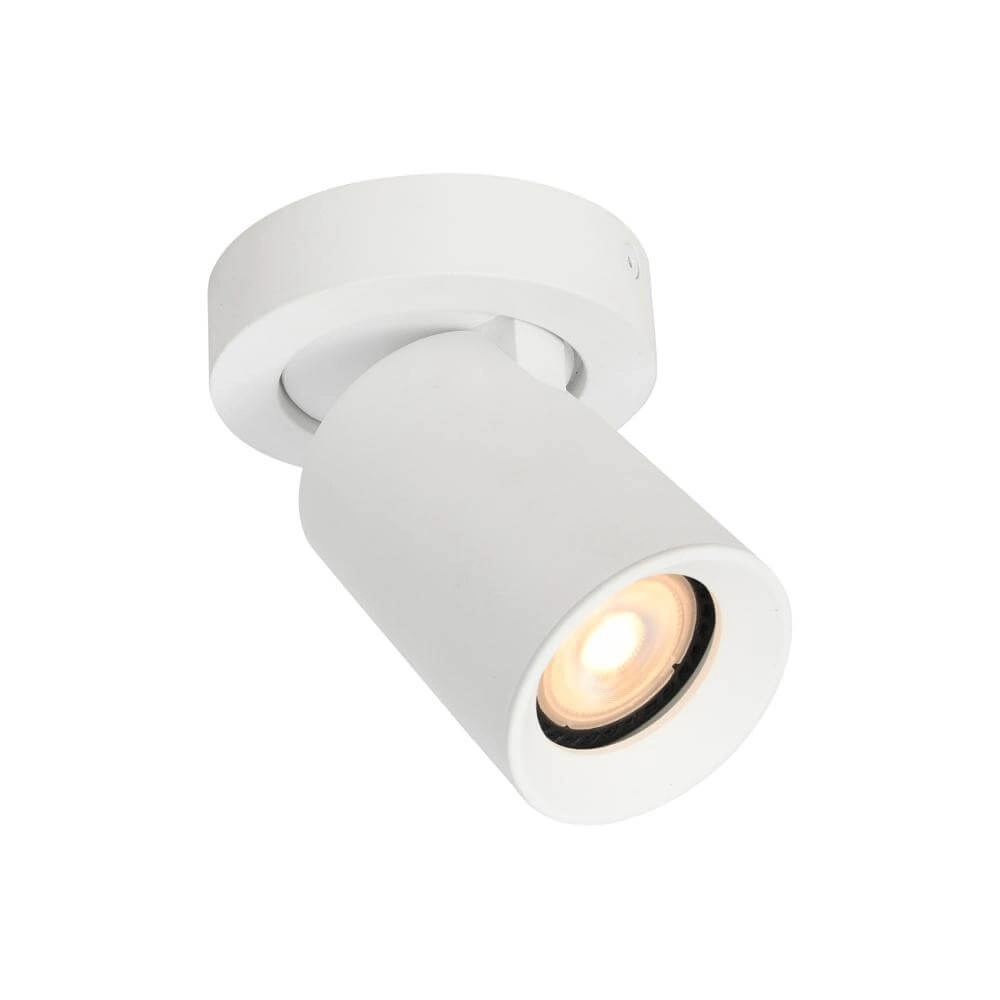 Ronde plafondlamp Megano 1-lichts wit