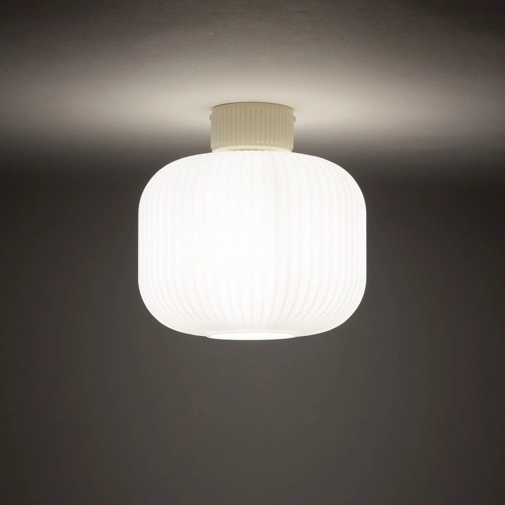 Plafondlamp Aurora Ø 25cm zand bruin Lyora 5903139119702