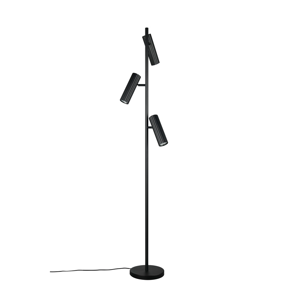 Design vloerlamp Soka zwart Trio 4017807658644