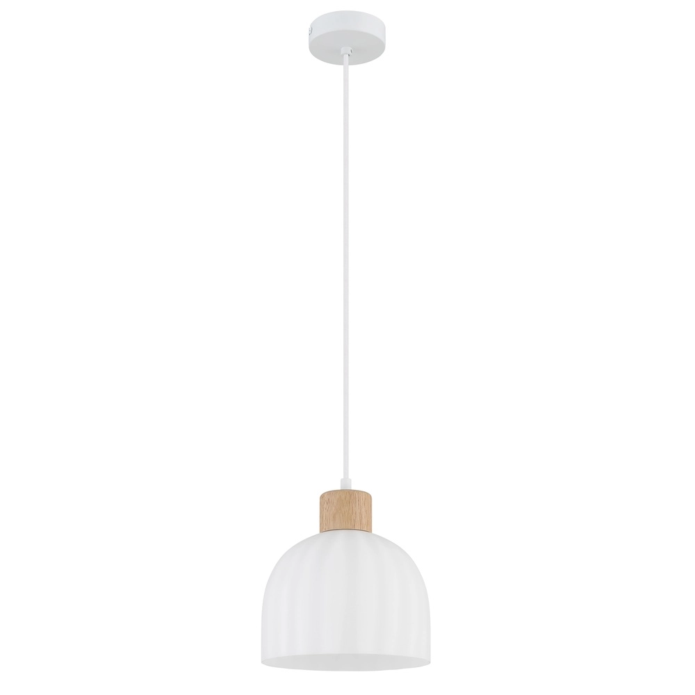 Hanglamp Swanson wit Ø 20cm Globo 9007371586998