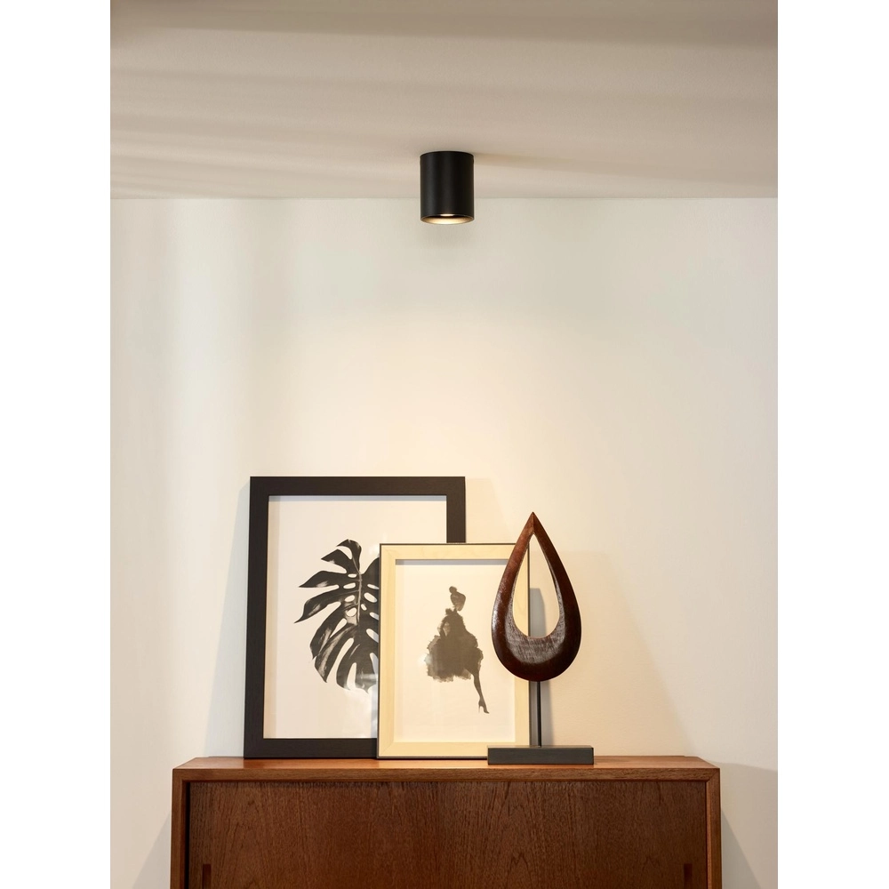 Plafondspot Bodi Ø 8cm zwart Lucide 5411212091536