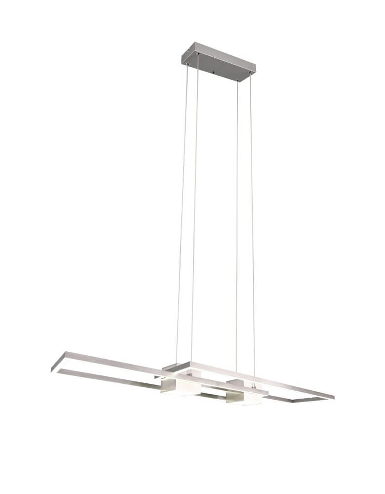 Led hanglamp kantoor Albany rvs Trio 4017807610321