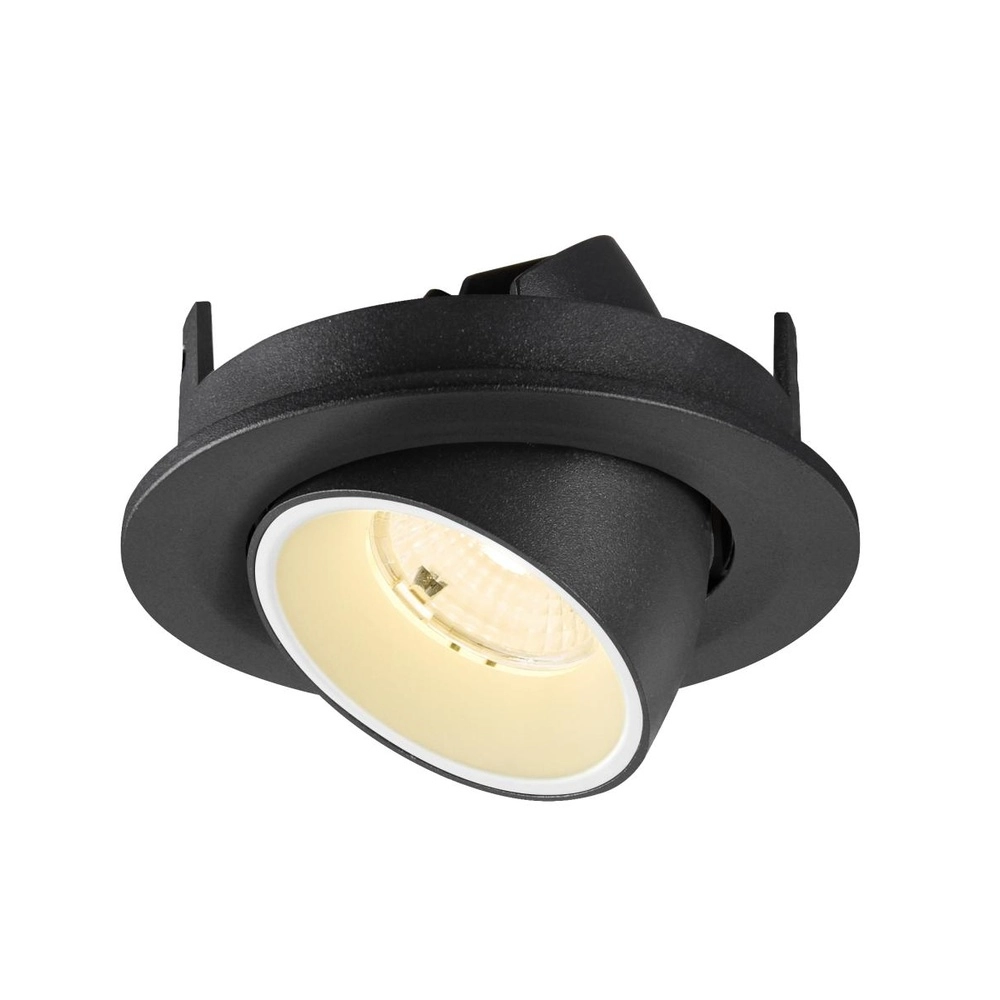 Inbouwspot Numinos Gimble S zwart/wit 3000K - 55gr SLV 4024163313506