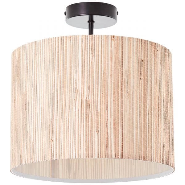 Plafondlamp Wimea zeegras met bronsbruin Brilliant 4004353394768