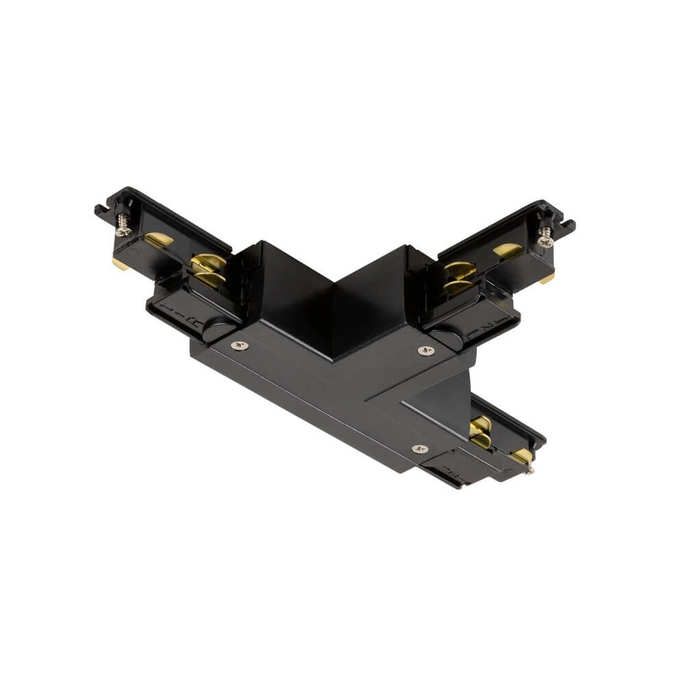 Verstelbare S-Track T-connector rechts DALI zwart