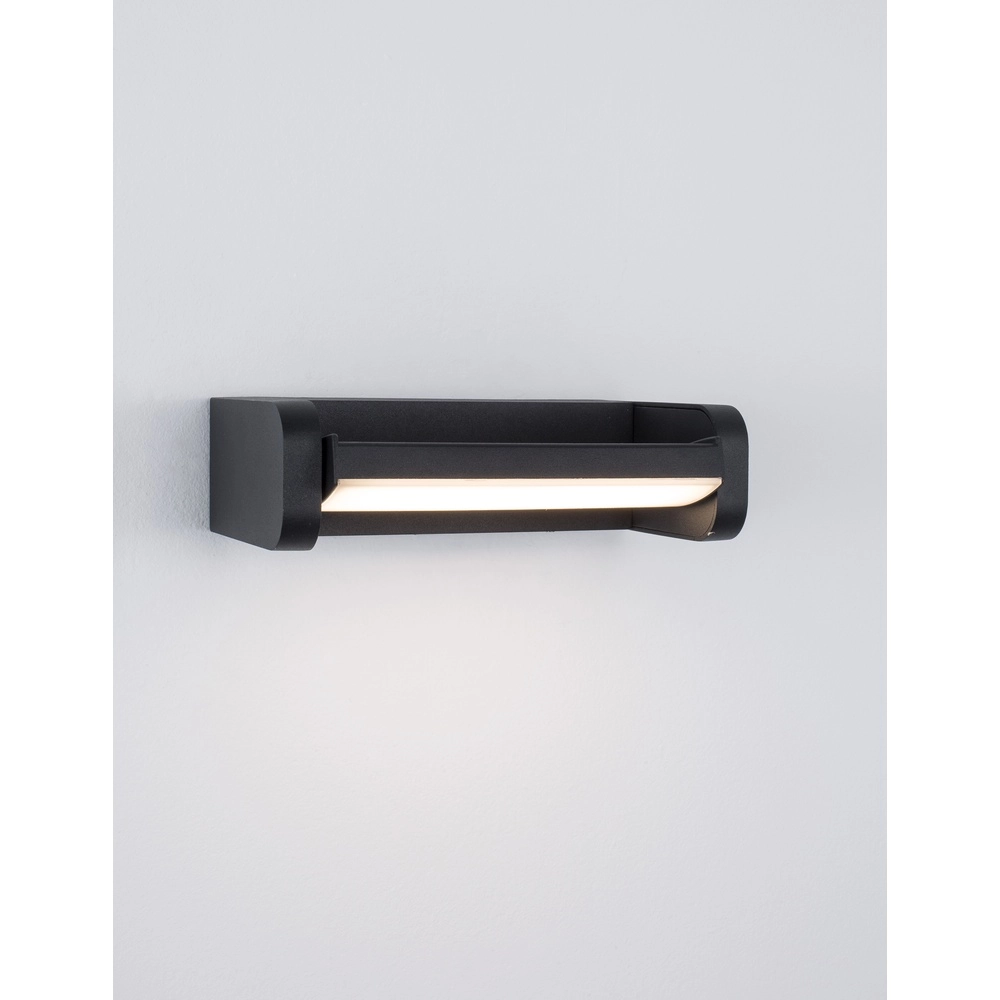 Richtbare wandlamp Volvel zwart