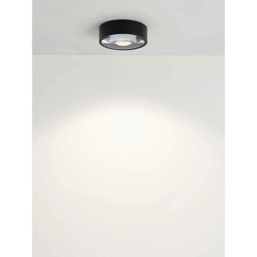 Strakke plafondlamp Grix zwart Lyora 5212017496362
