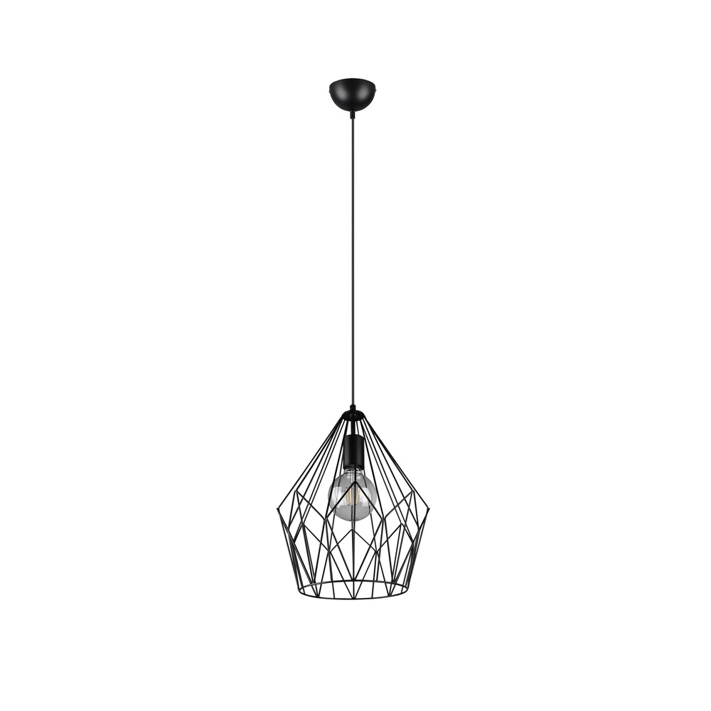 Hanglamp Cage zwart Trio 4017807475920