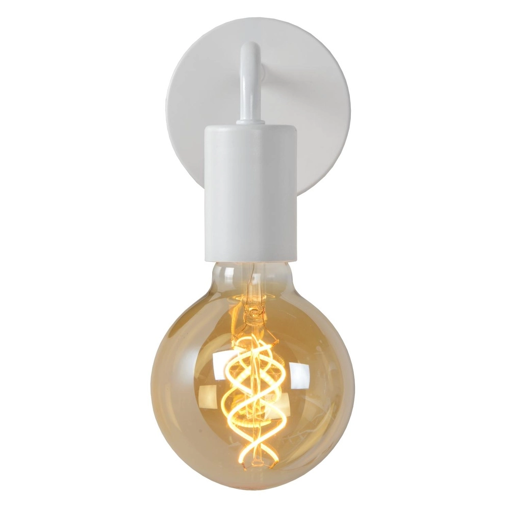 Witte wandlamp Scott design Lucide 5411212450661