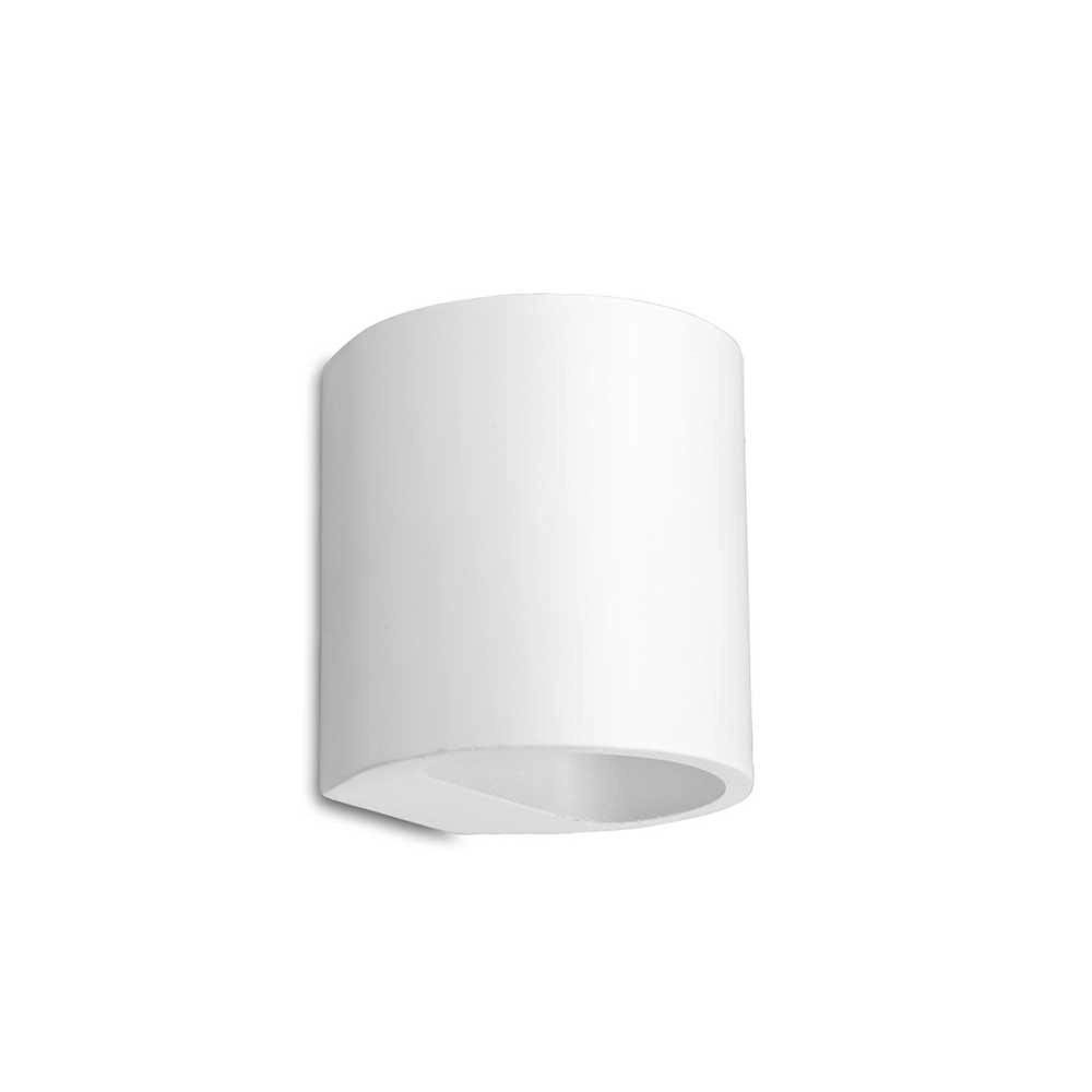 Overschilderbare wandspot Plaster Round Up - Down wit