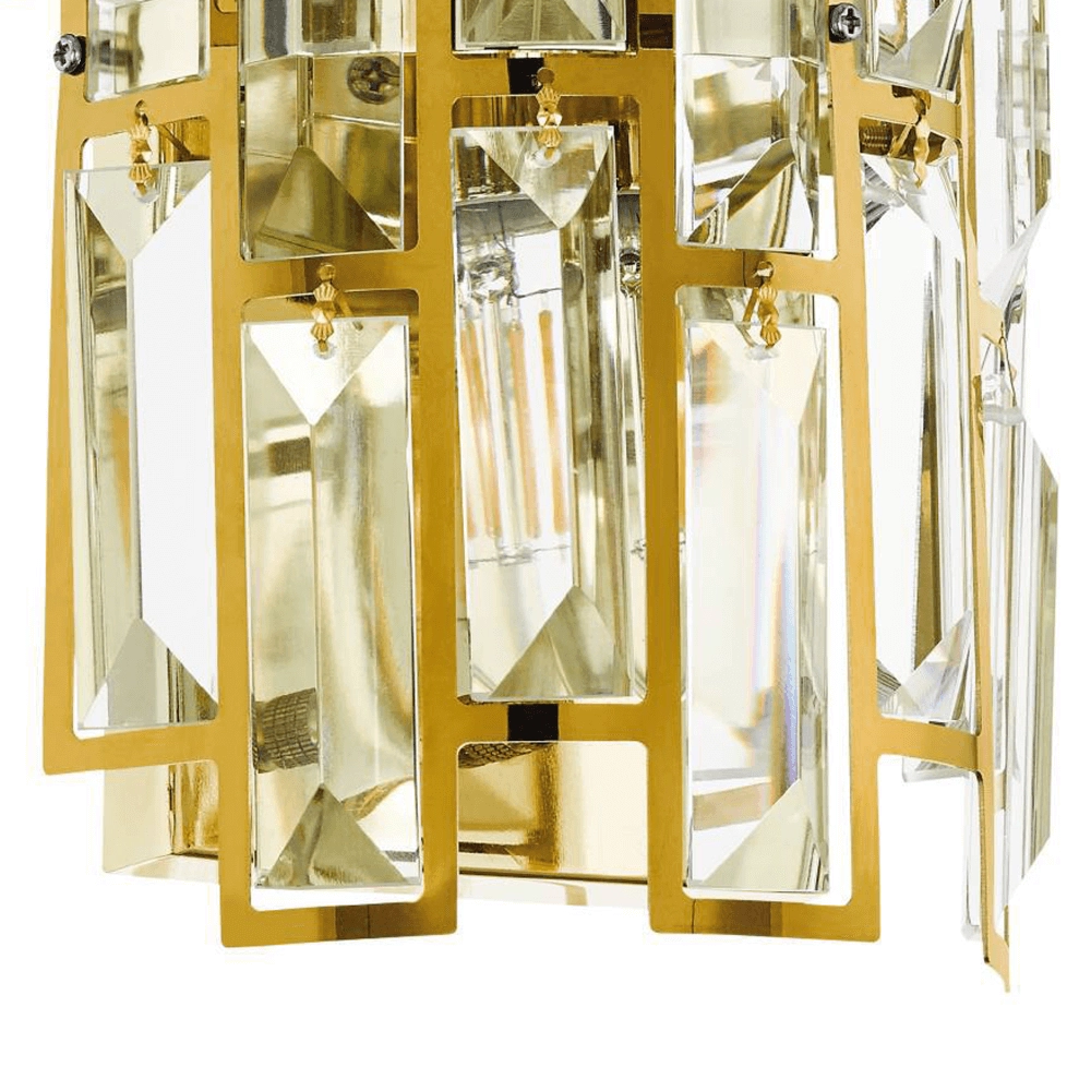 Kroonluchter wandlamp chroom Calmeilles goud Stars of Light 9002759396152