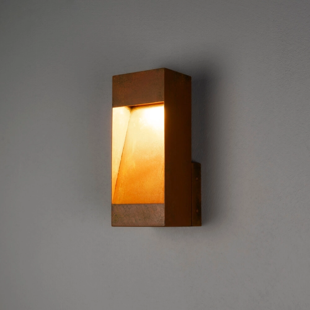 Wandlamp Rho roestbruin