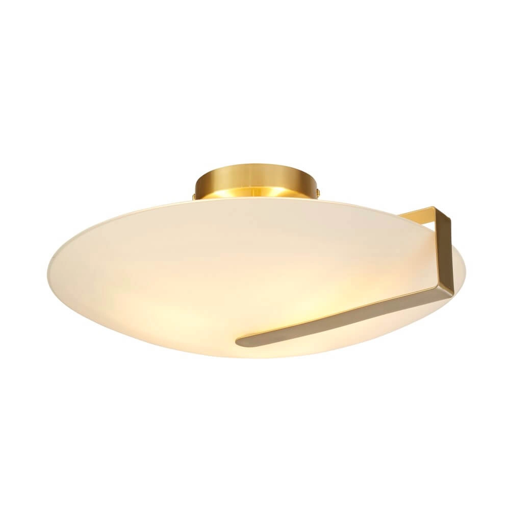 Plafondlamp Sundial goud