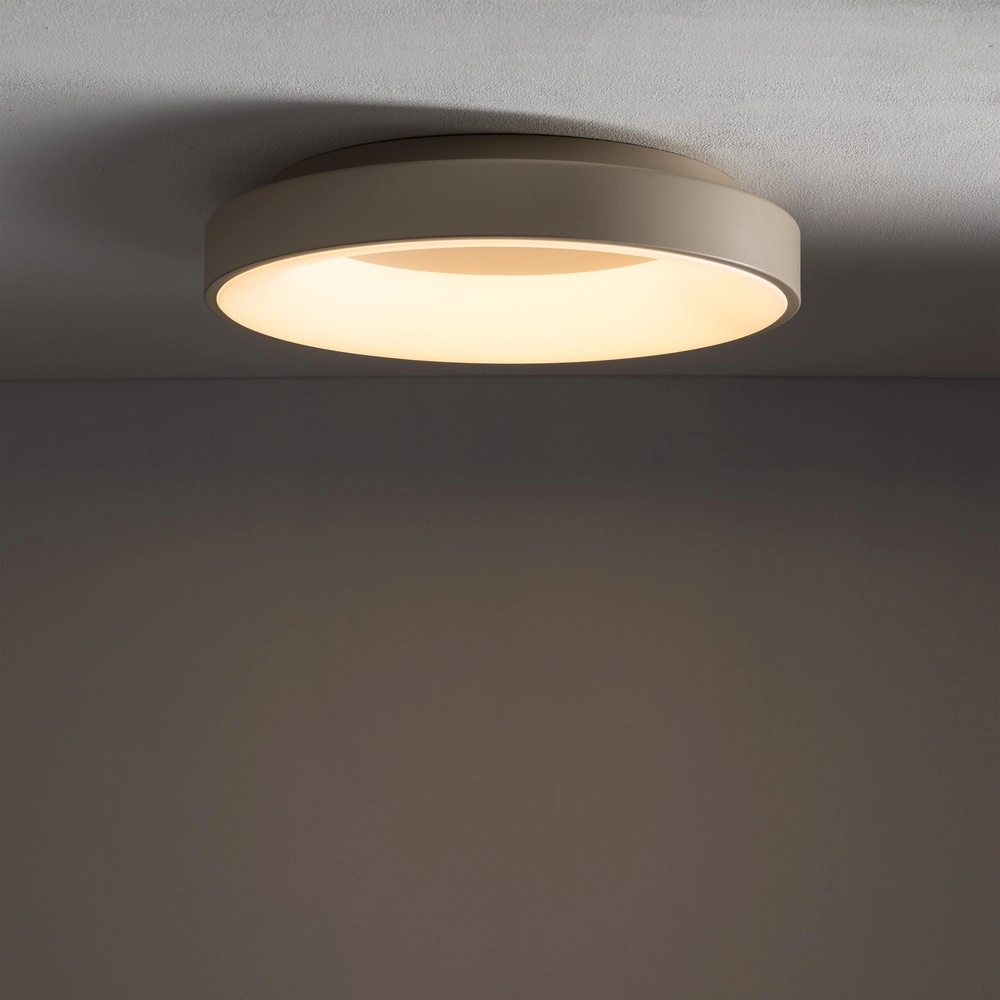 Plafondlamp Nikki Led zand bruin Ø 48cm - 3000K Lyora 5903139123655