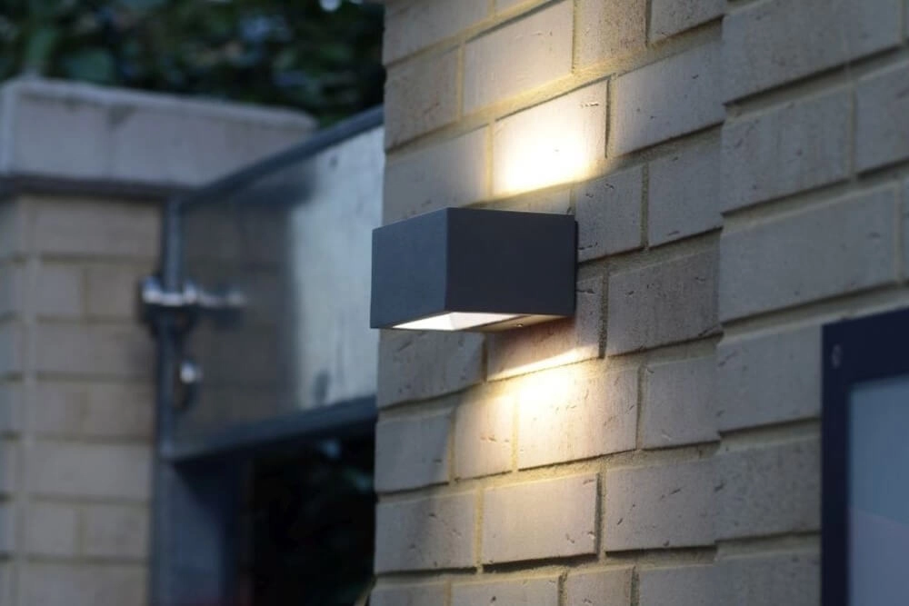 Antraciete wandlamp Gemini design Lutec 4250294310422