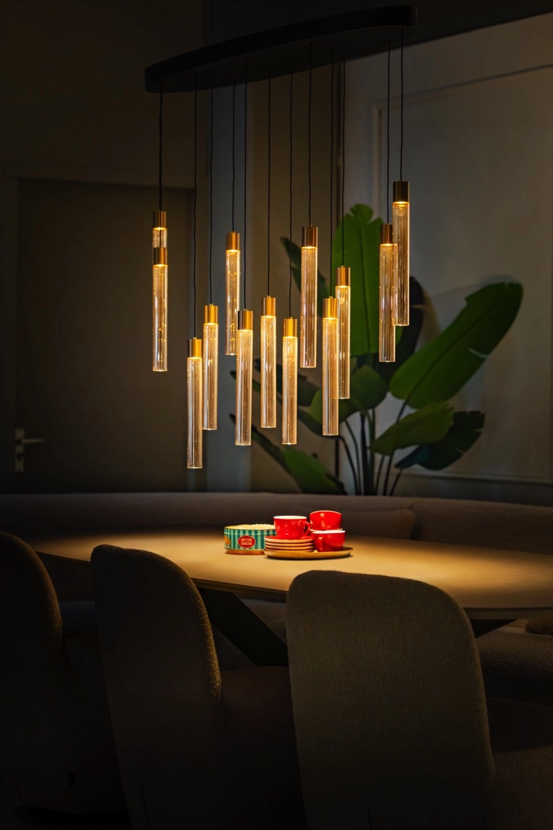 Moderne eettafellamp Evelyn 13-lichts ETH 8720195311843