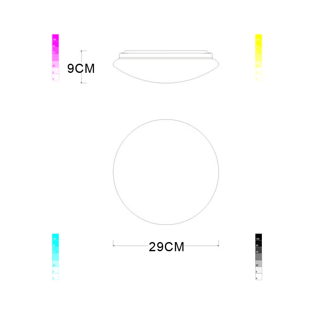 Plafonniere Atreju I Ø 29cm - 3000K Globo 9007371365999