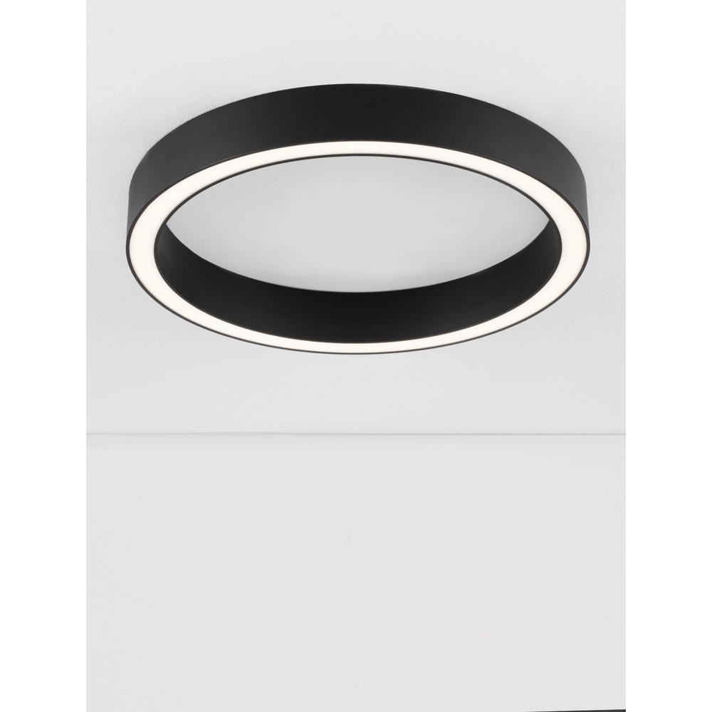 Design plafondlamp Sting zwart Ø 60cm Lyora 5212017437471