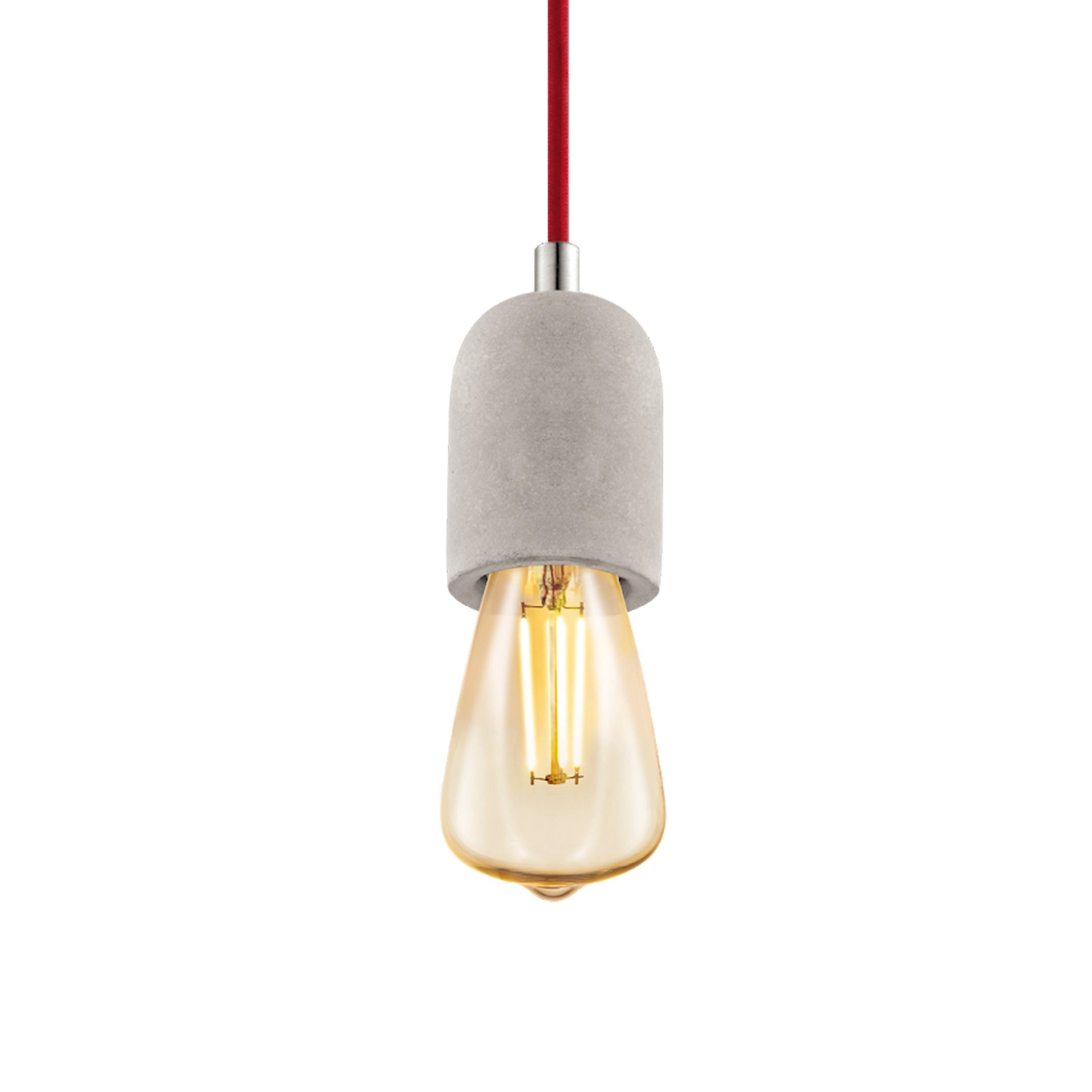 Betongrijze hanglamp Yorth pendel