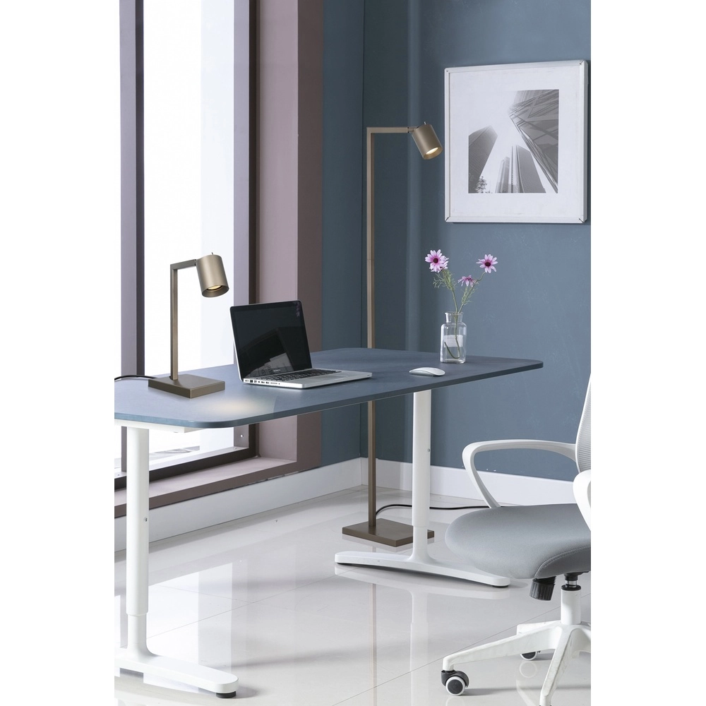 Vloerlamp Office bruin Searchlight 5053423301327