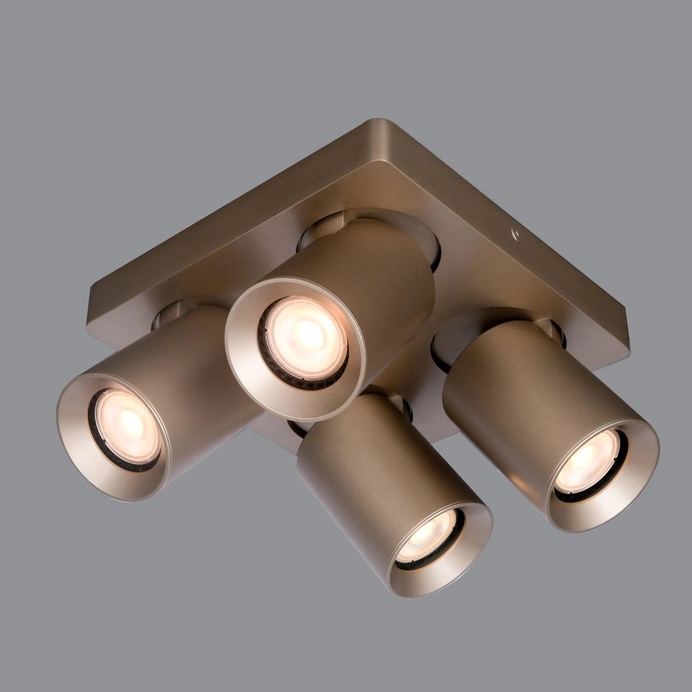 4-lichts opbouwspot Megano champagne Artdelight 8720701103498