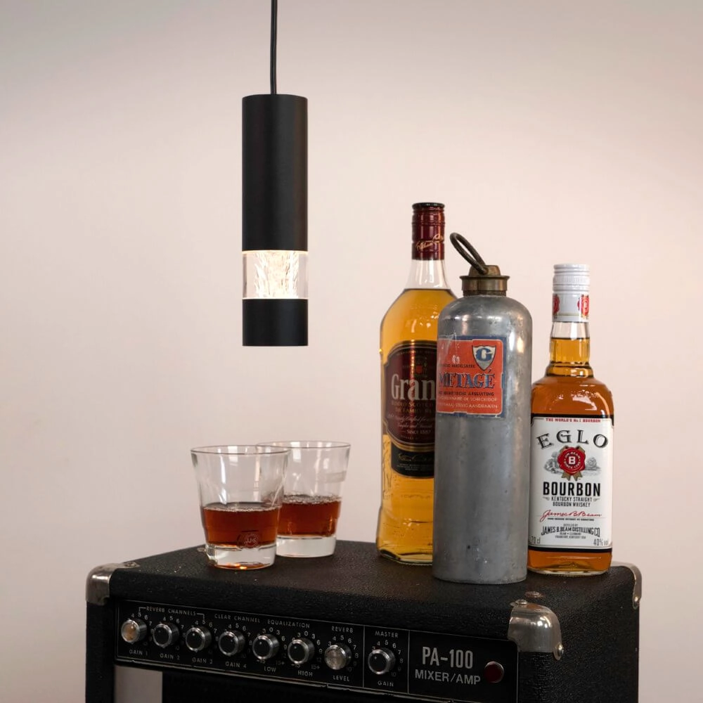 1-lichts hanglamp Bernabeta zwart Stars of Light 9002759397050
