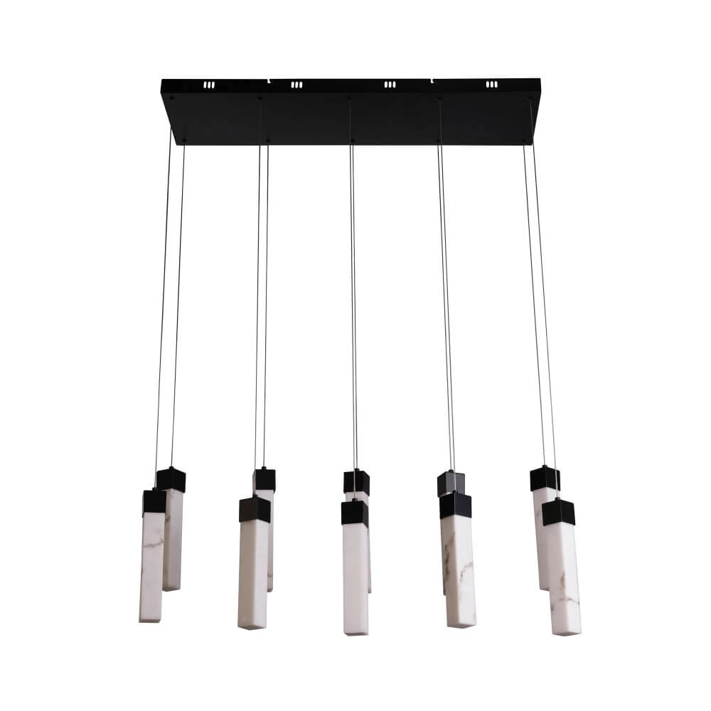 13-lichts hanglamp Moonbeam zwart Searchlight 5053423273785
