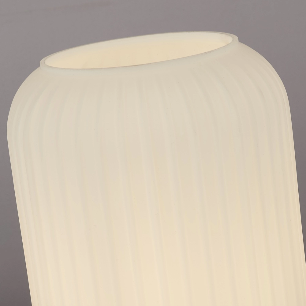 Tafellampje Pearl goud met wit glas Searchlight 5053423308265