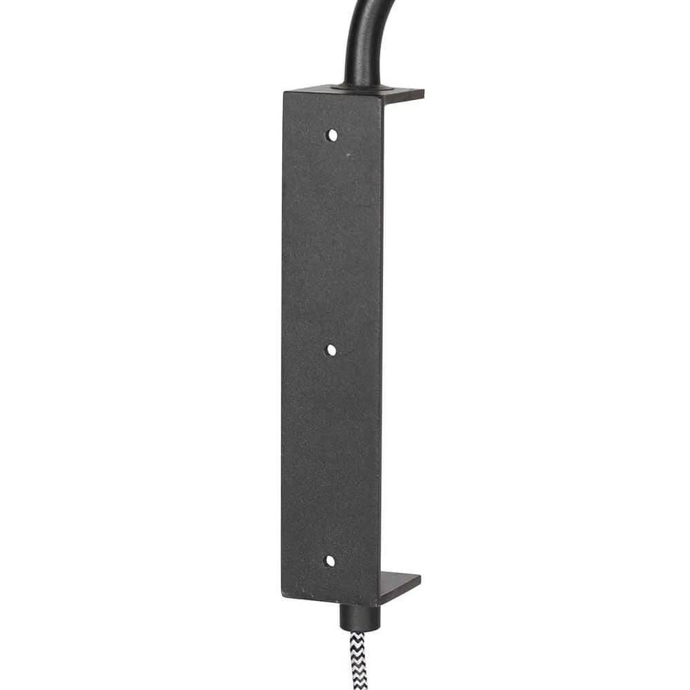 Wandlamp Bloeba zwart met bamboe Steinhauer 8712746176926