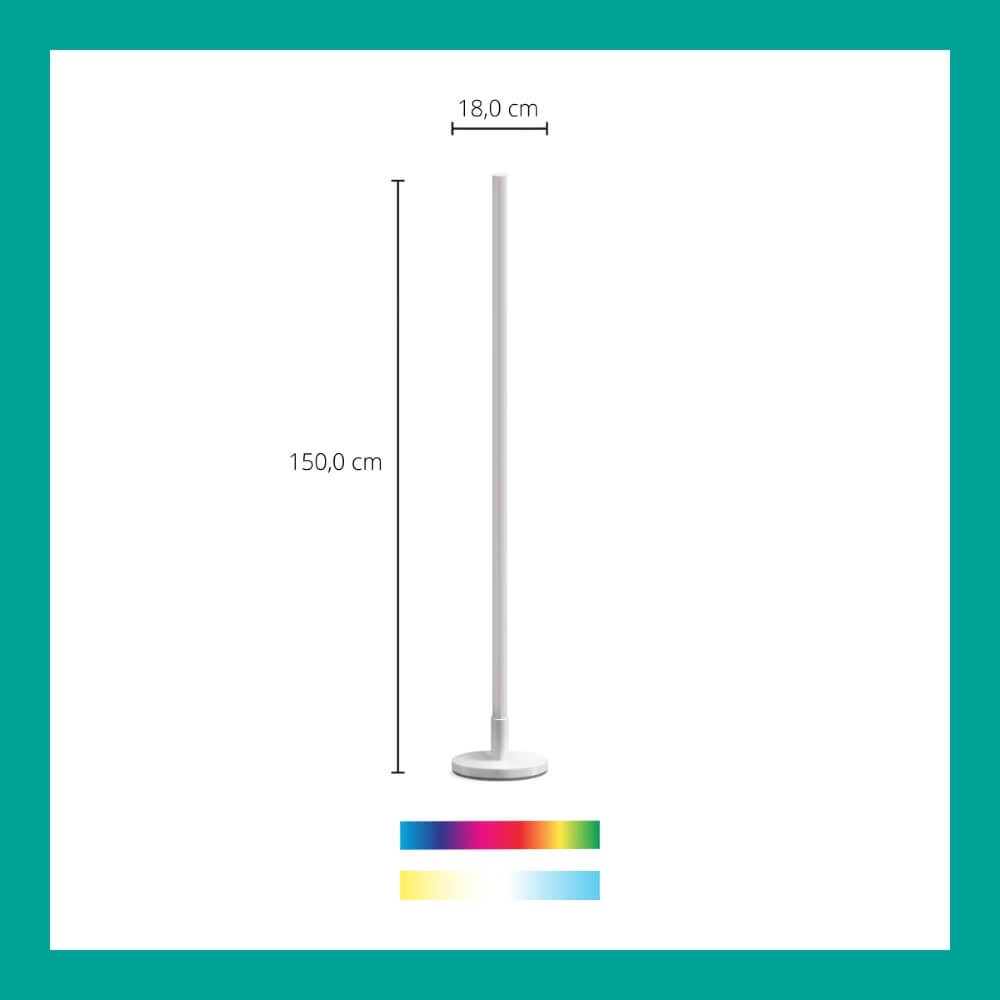 Instelbare vloerlamp Pole WiZ 8719514554375