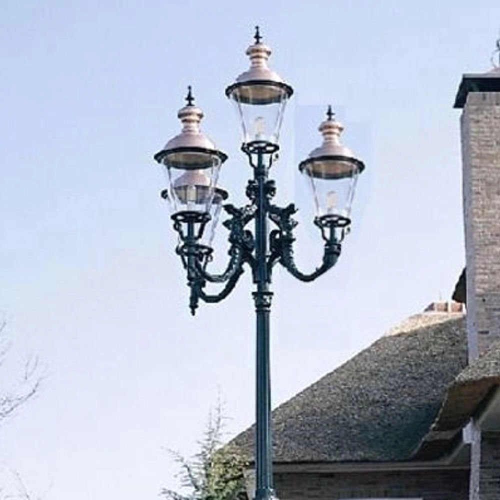 Verlichtingspaal Toronto 4-lichts - zwart KS verlichting 8714732040846
