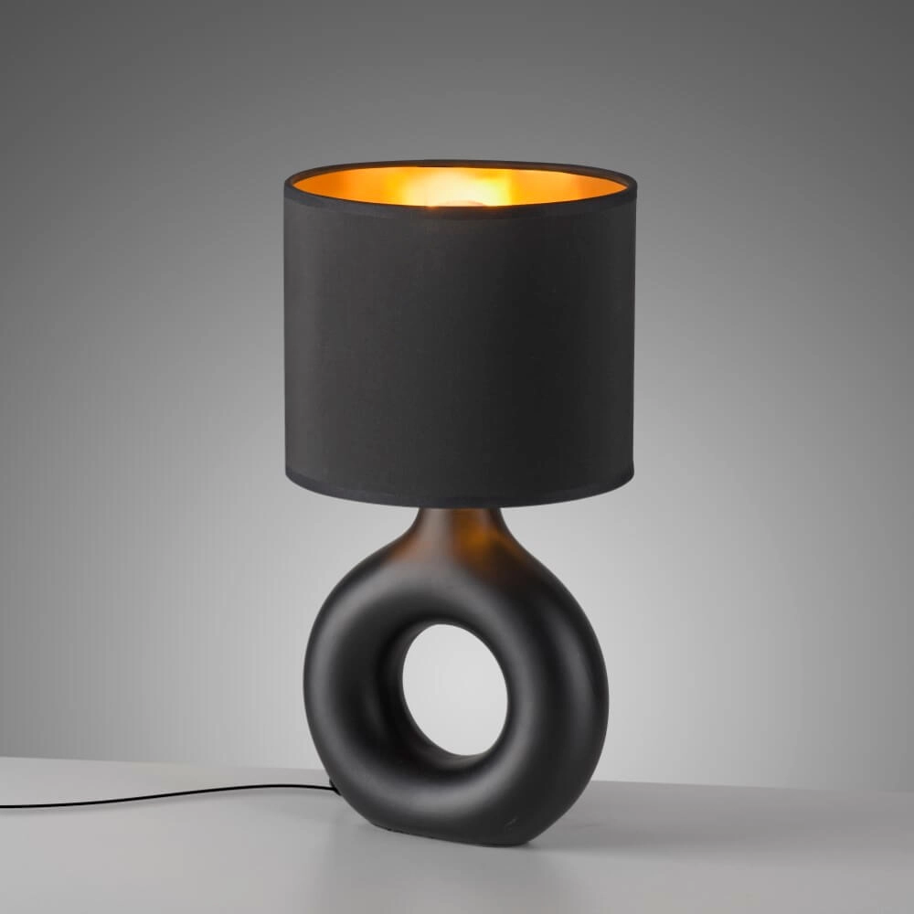 Tafellamp Carara zwart Just Light 4043689004842