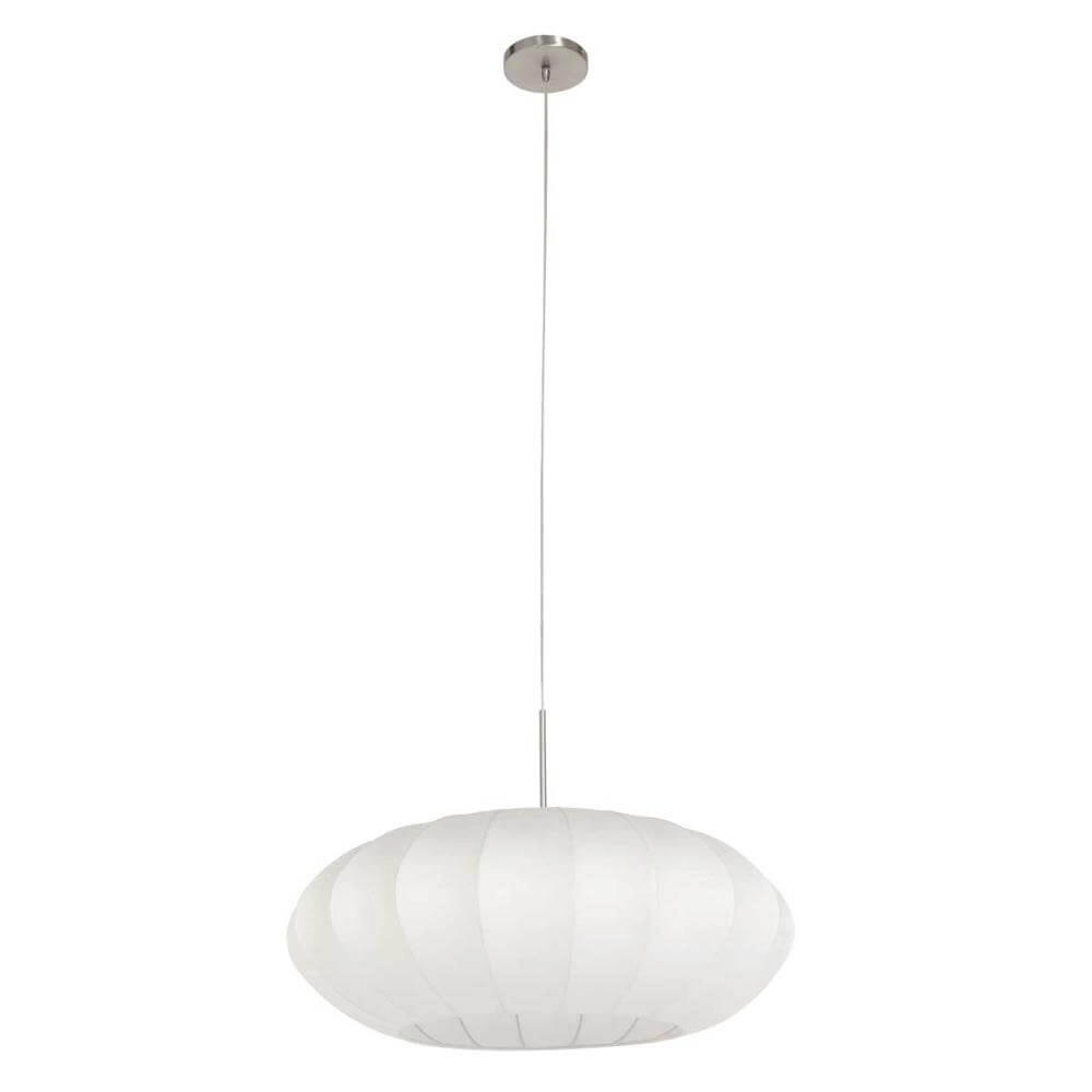 Hanglamp Sparkled Light metaal met witte kap Steinhauer 8712746173130
