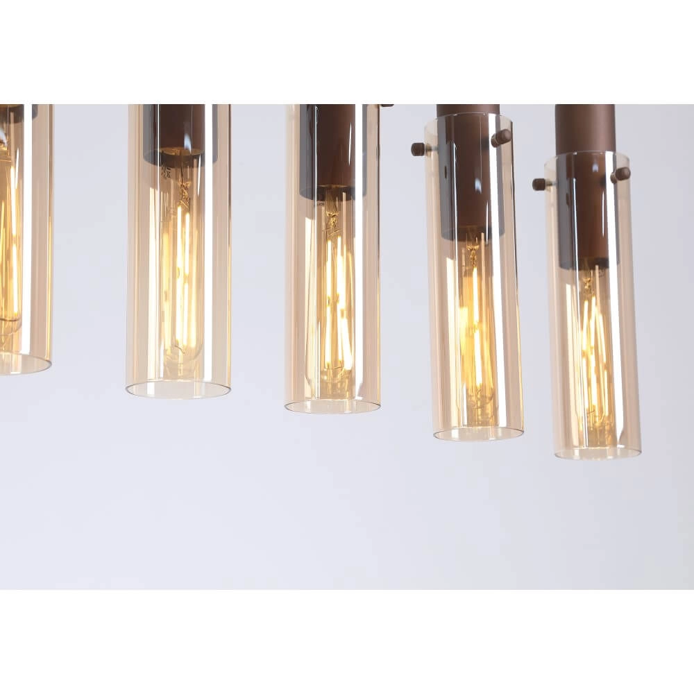 8-lichts hanglamp Sweden II recht Searchlight 5053423272085
