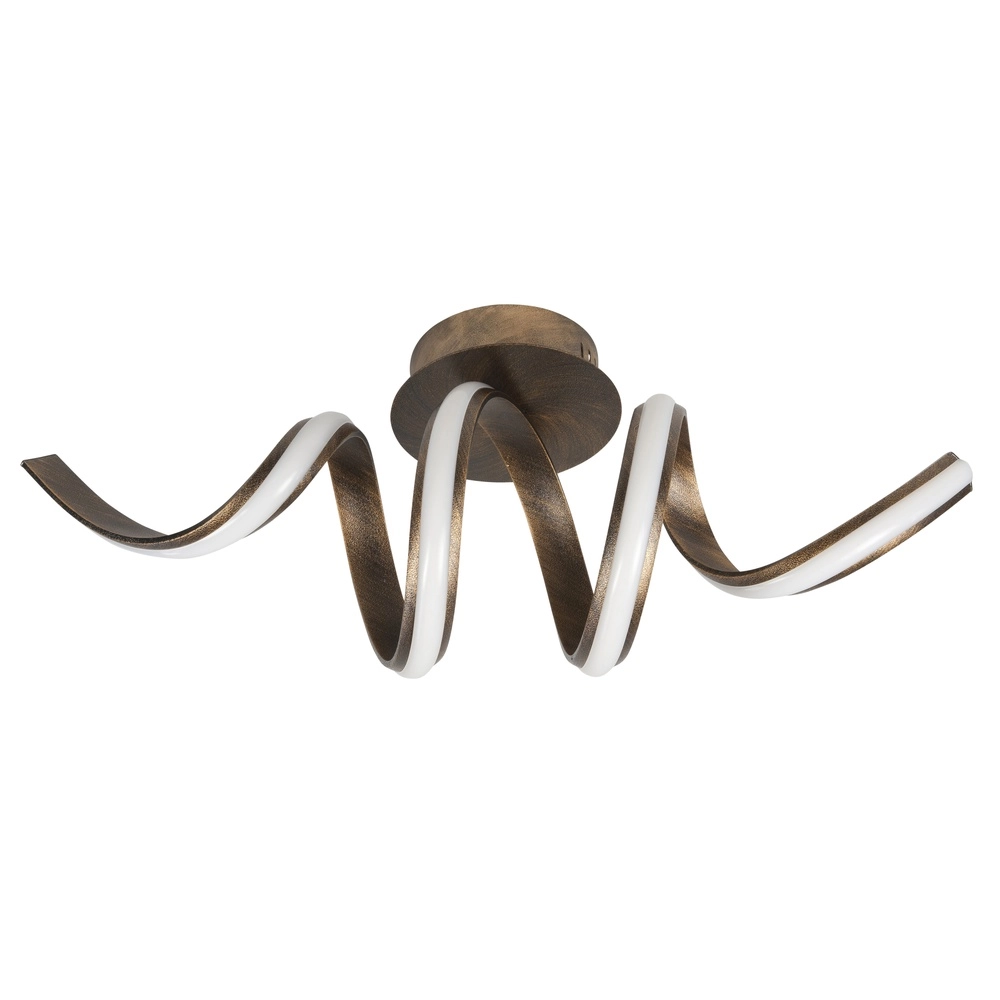 Plafondlamp Arte Classic roestbruin