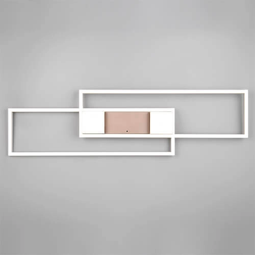 Led plafondlamp 100x28 Albany roodkoper Trio 4017807610307