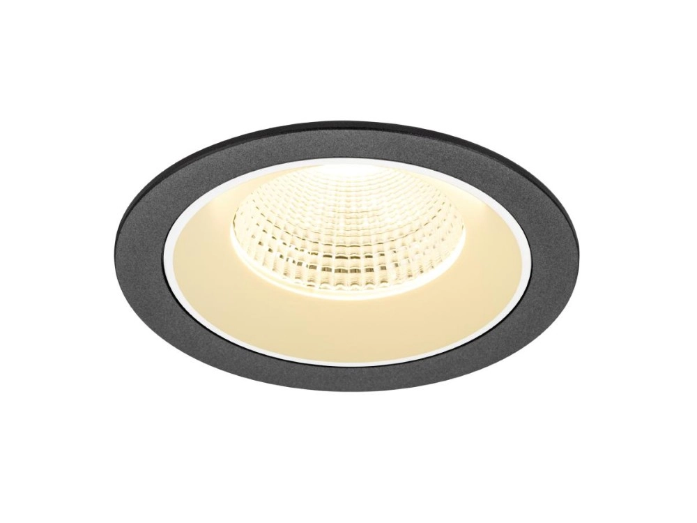 Inbouwspot Numinos L zwart/wit 3000K - 55gr SLV 4024163309738
