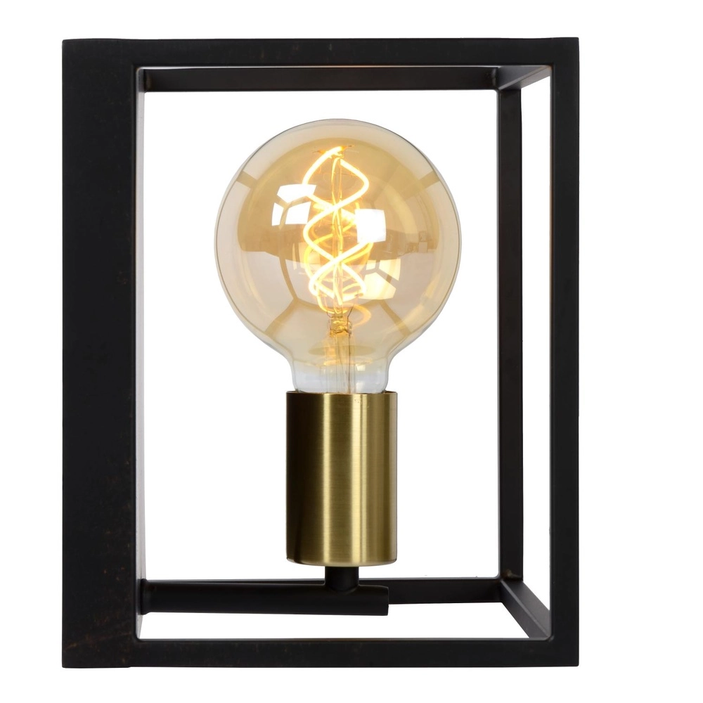 Wandlamp Ruben zwart Lucide 5411212000170