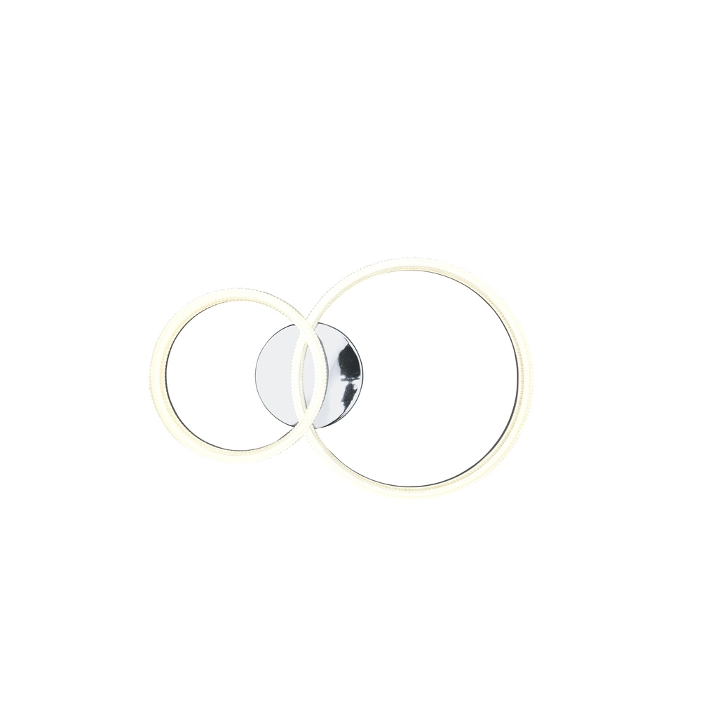 Moderne plafondlamp Mova S chroom Trio 4017807682175