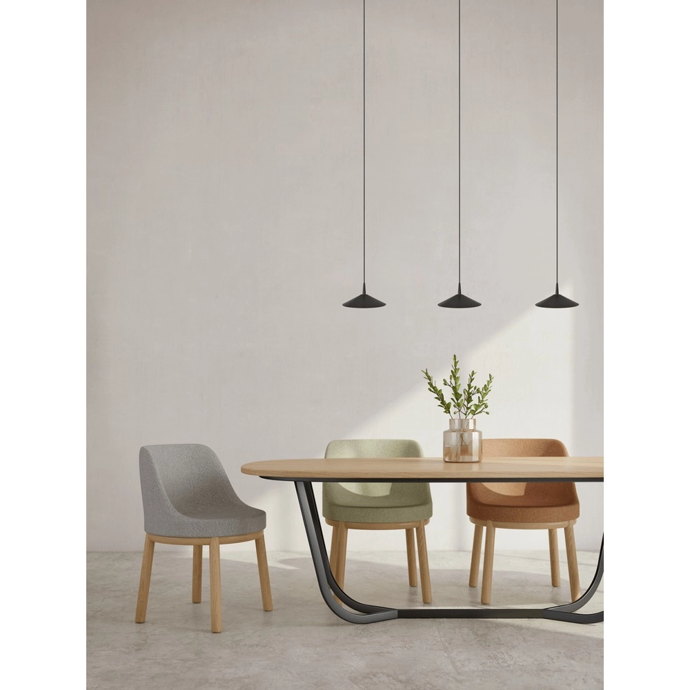 3-lichts hanglamp Ceppo zwart Ø 18cm Masterlight 8718121350875
