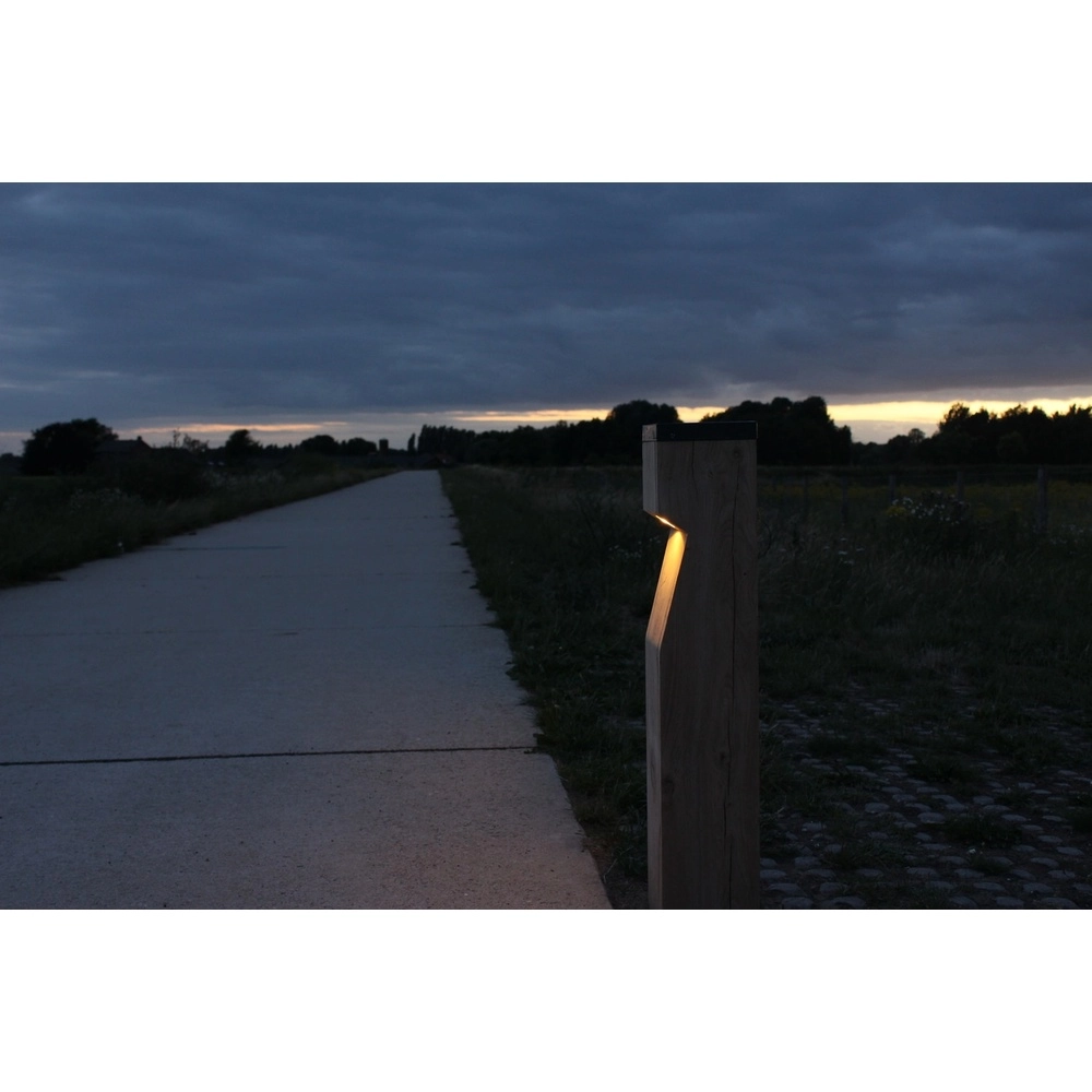 Houten solar padverlichting Eye Solar Accoya - 17,5x17,5x90 -2700K Timberlab 8716803513860