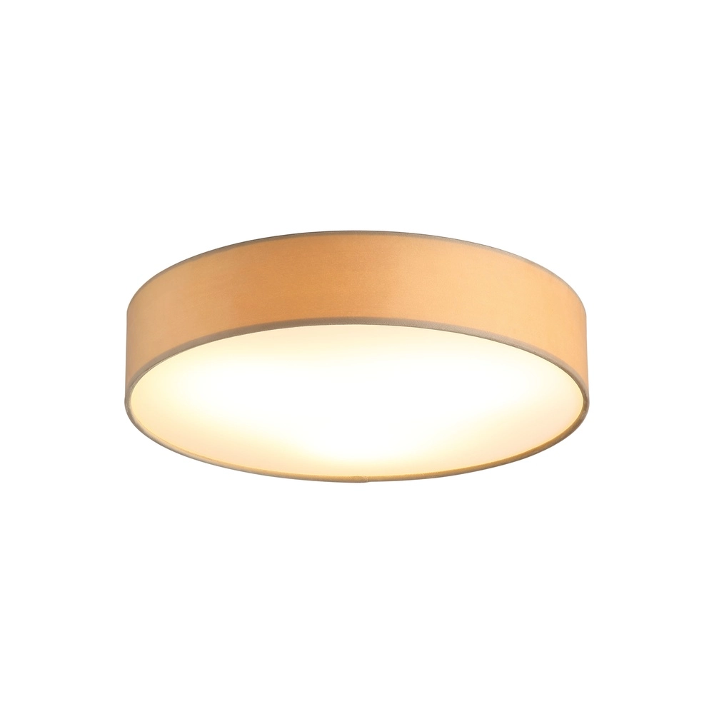 Plafondlamp Drum 50cm champagne velvet