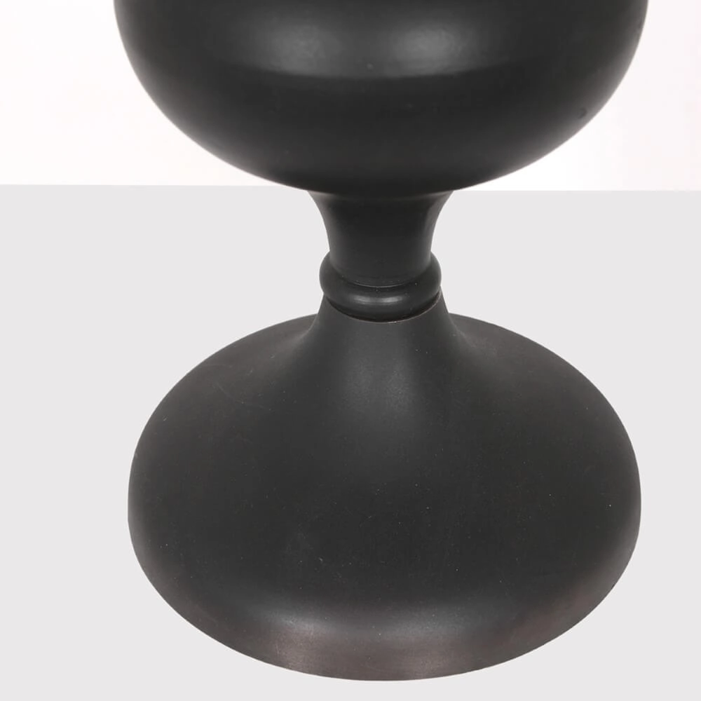 Klassieke schemerlamp Lyons C met witte linnen kap Steinhauer 8712746166767