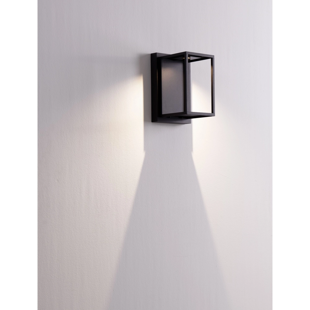Zwarte wandlamp Prive 25cm Lyora 5212017453150
