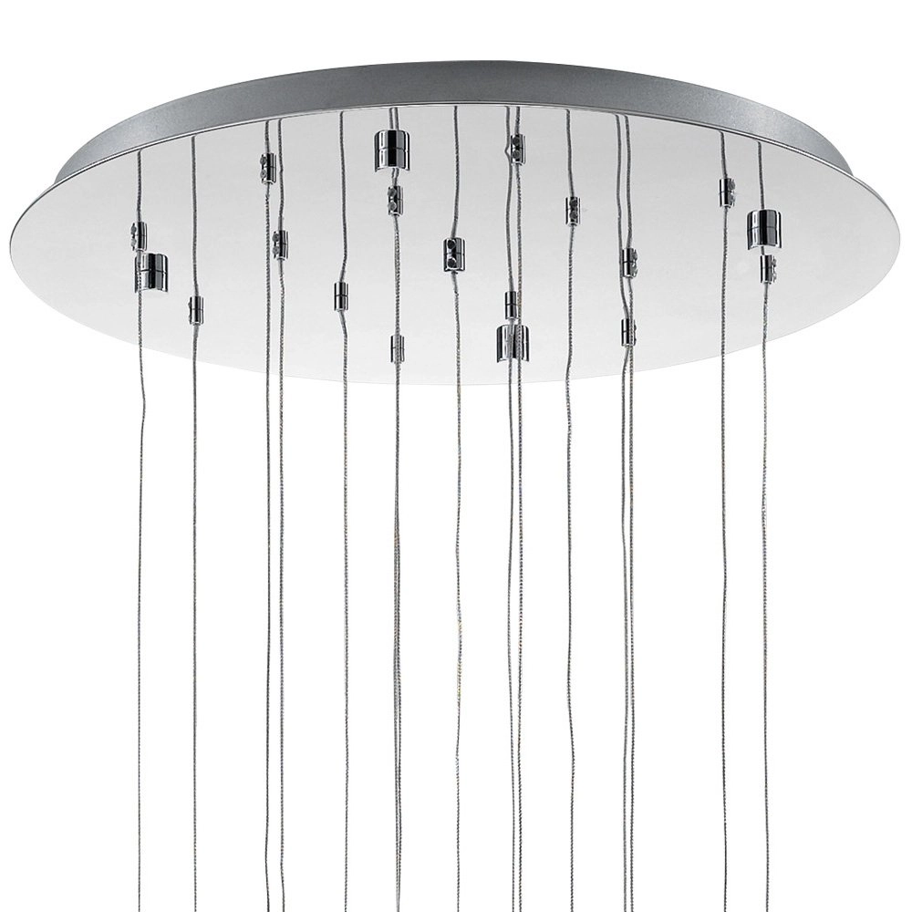 Design hanglamp Pianopoli 15-lichts 50cm grijs Stars of Light 9002759936624