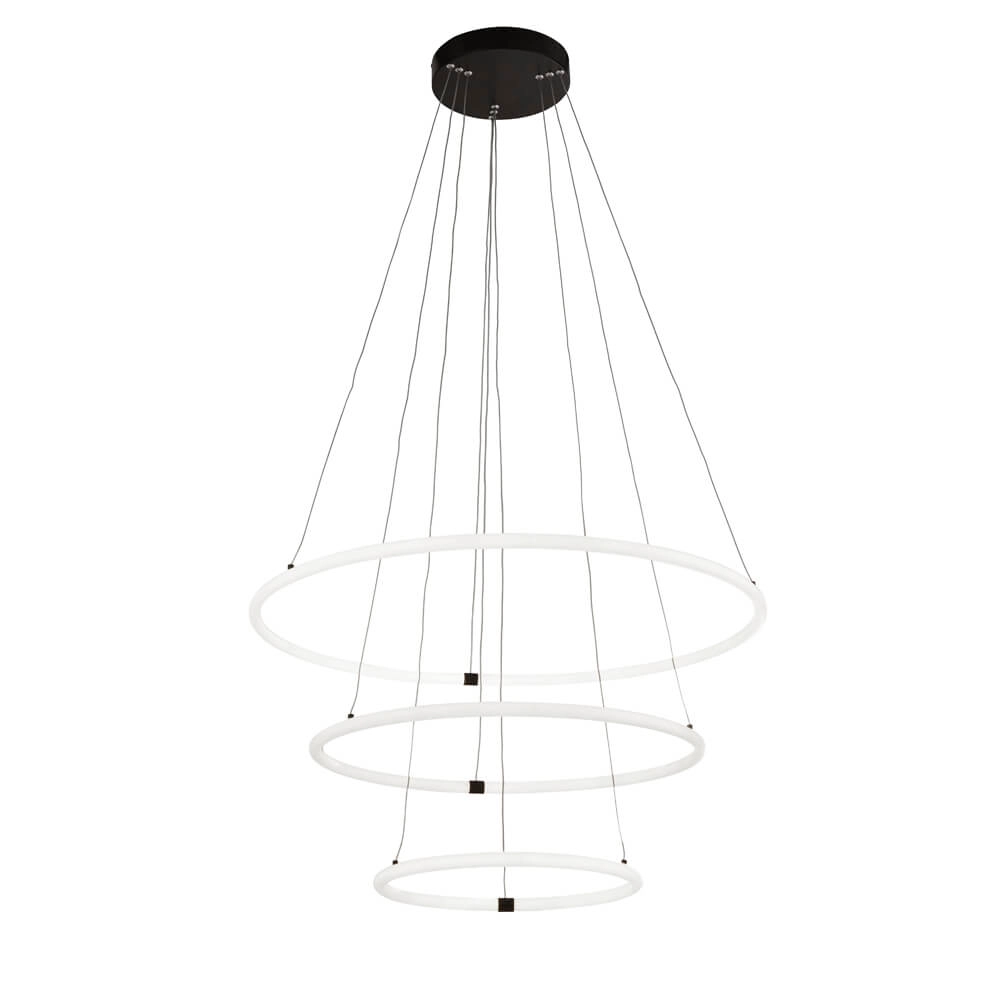 Hanglamp Revolve vide 3-rings zwart